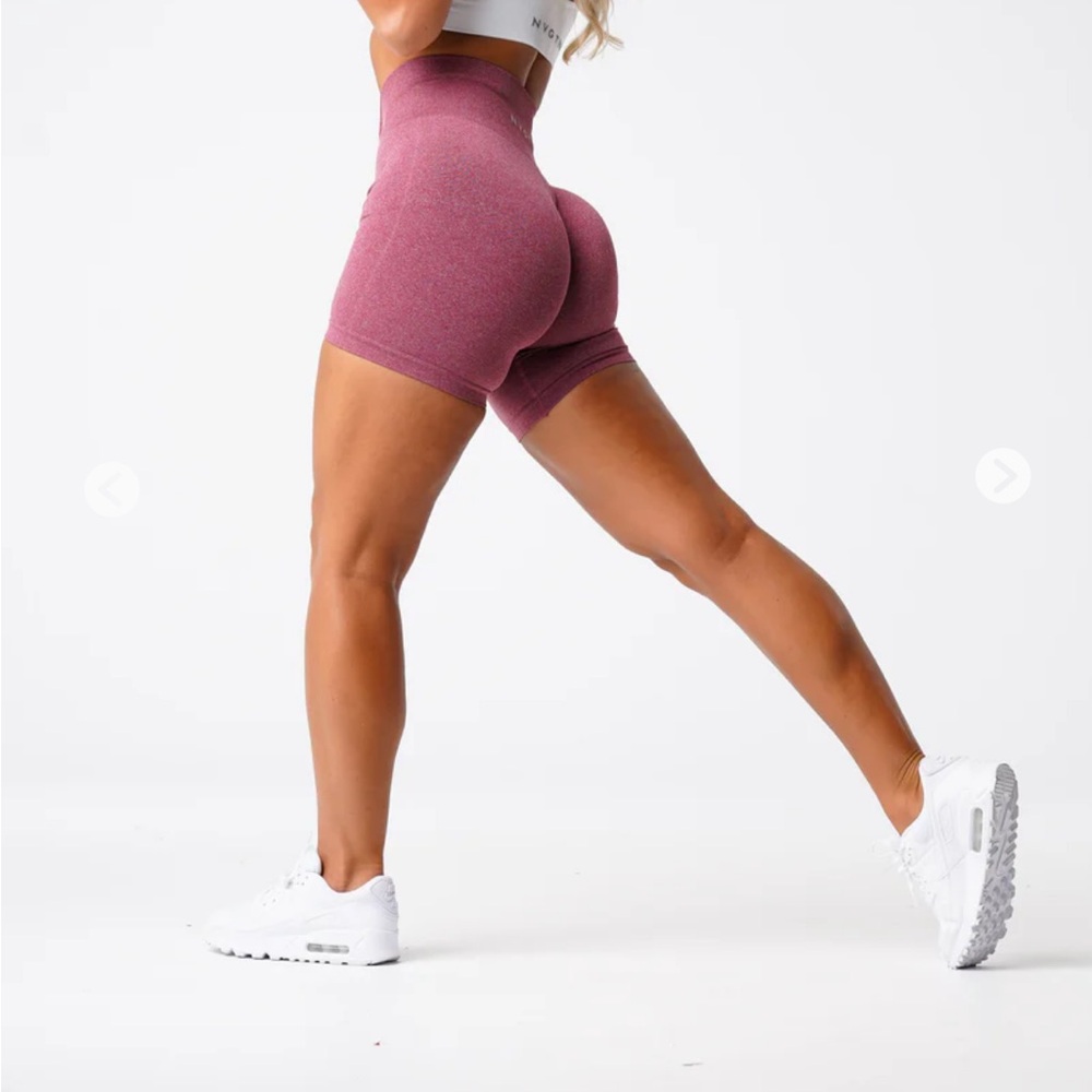 NVGTN Maroon Pro Seamless Shorts